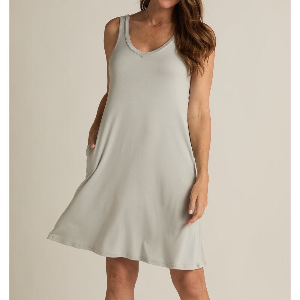 Faceplant Dreamwear Womens Sleeveless V-Neck Tank Pajamas Nightshirt Size L